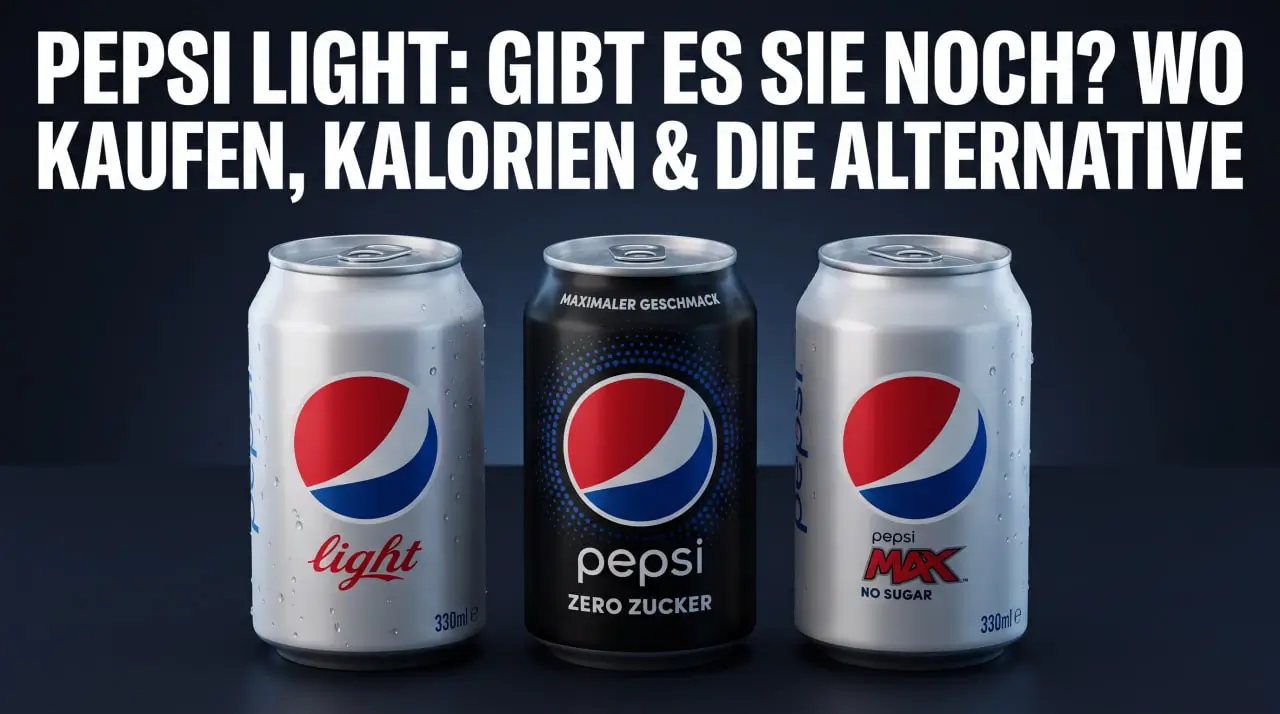 Pepsi Light: Gibt es sie noch? Wo kaufen, Kalorien & die Alternative